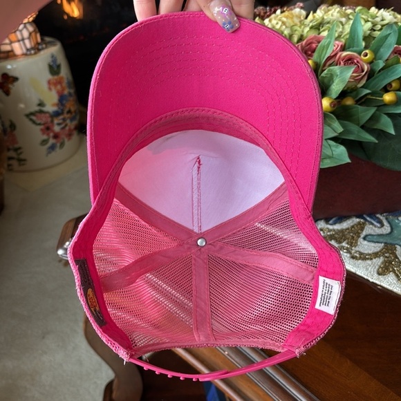 Bass Pro Shops Mesh Trucker Cap Pink Adjustable Fishing Hat Outdoor Girly - Picture 12 of 15